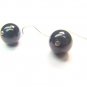 EONXRS1000C Onyx Round Shape 10mm Earrings