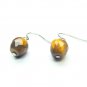 ETEXRE0710C Tiger Eye  Apple Shape  10mm Cut Earrings