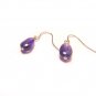 EAMXHS0800X Amethyst  Pear Shape  7x10mm Earrings
