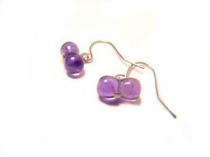 EAVXRS0600X Amethyst  8-Shape  5x10mm Earrings
