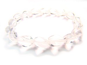 BRCXSS0811X Clear Quartz S Shape 7x9mm  Bracelet