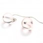ERCXRS0600C Clear Quartz Round Shape 10mm  Earrings