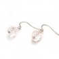 ERCXSS0709X Clear Quartz S Shape 5x7mm  Earrings