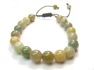 BB0006CB Chinese Jade Round Shape 8mm Bracelet