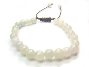 BB0009C Chinese Jade Round Shape 6mm Bracelet