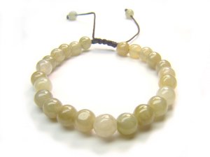 BB0010C Chinese Jade Round Shape 6mm Bracelet