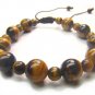 BB0075C Tiger Eye Mix Shape  Bracelet