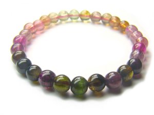 BA6830 Tourmaline Round Shape  Bracelet