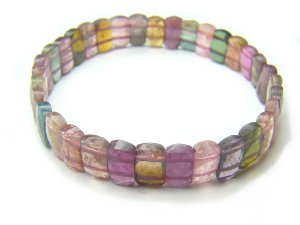 BA9226 Tourmaline Rectangular Shape  Bracelet