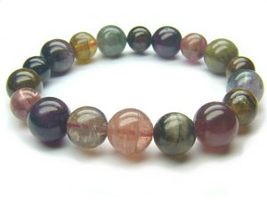 BA6312 Tourmaline Mix Shape  Bracelet