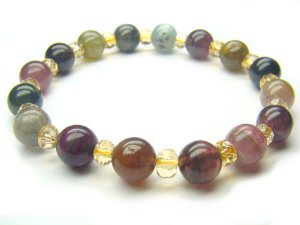 BA9907 Tourmaline Mix Shape  Bracelet