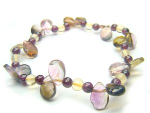 BB82 Tourmaline Mix Shape  Bracelet