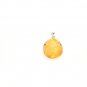 PA0604 Citrine Star of David 15mm Pendant