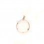 PA0361 Clear Quartz Star of David 20mm Pendant
