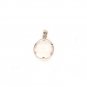 PA1149 Clear Quartz Star of David 15mm Pendant