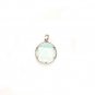 PA0236 Blue Obsidian Star of David 15mm Pendant