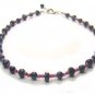 AA213F Garnet Onyx  Anklet