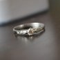 gold and diamond ring win 0.33 ct diamond 1/3 ct