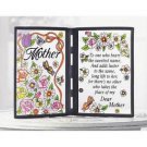 2-Panel STAINED GLASS MOM Stand Up Poem Plaque. one left. Free Shipping