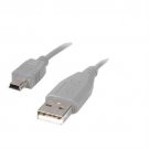 Gray USB 2.0 Digital Camera Data Cable. Free Shipping