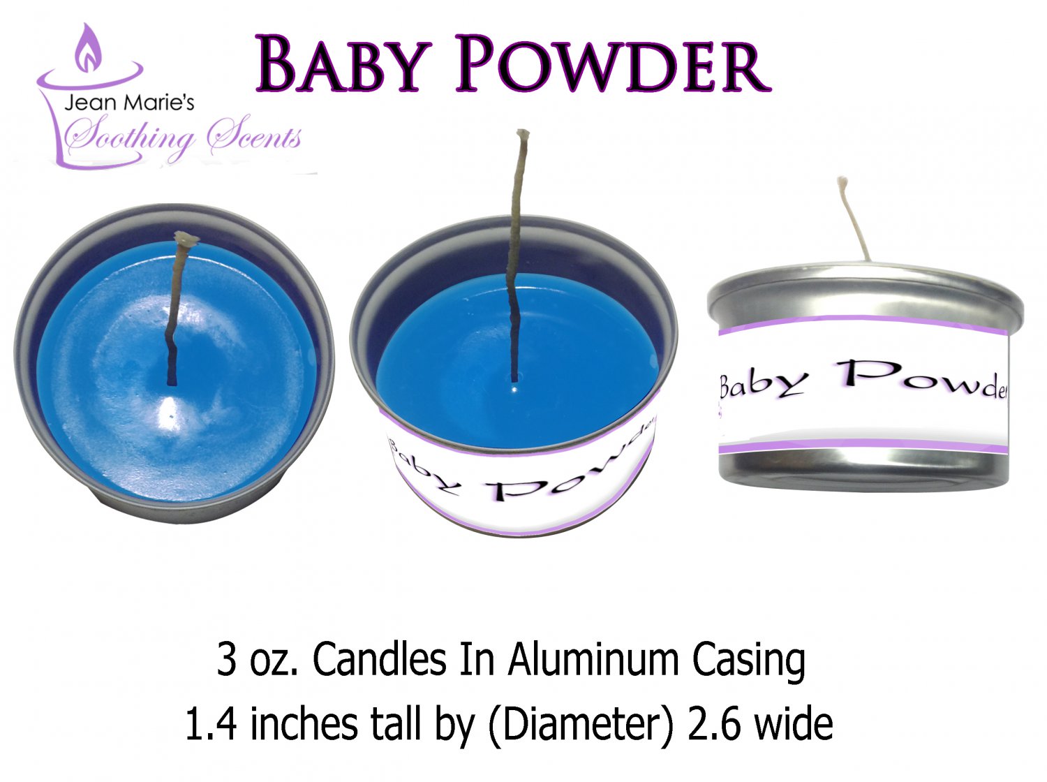 Baby Powder 3 oz. Candle