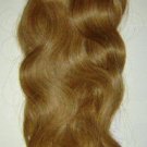 100% Remy human hair clip on (Body Wave 18", #27)