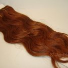 100% Remy human hair clip on (Body wave 16" #33)