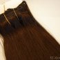 100% Remy human hair clip on (Yaki straight(18" #1b)