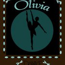 Custom Personalized Girls DANCE Print Poster  Bed Room Wall Decor