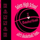 Girl's Basketball Poster Wall Decor Art 8x10