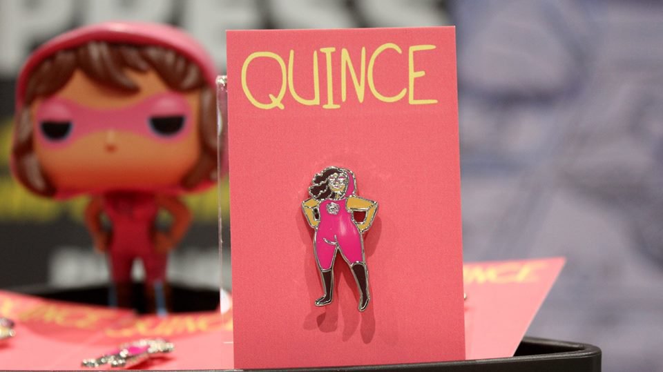 Quince Enamel Pin