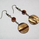 Amber Shell Earrings