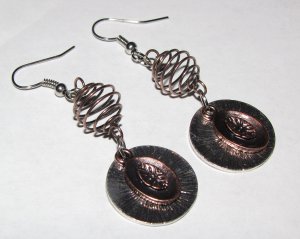Copper Wire Earrings