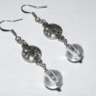 Clear Glass Earrings