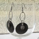 Black Shell Earrings