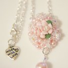 Beautiful Flower Designed Swarovski Necklace
