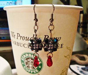 Swarovski Flower Earrings