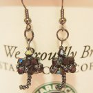 Swarovski Black Umbrella Earrings