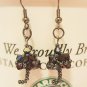 Swarovski Black Umbrella Earrings