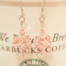 Swarovski Pink Umbrella Earrings