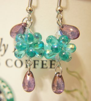 Aqua Blue Earrings