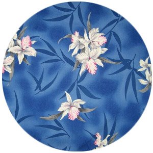 Orchids - Fabrics (Blue)