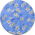 Plumeria - Floral Fabric (Blue)