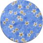 Plumeria - Floral Fabric (Blue)