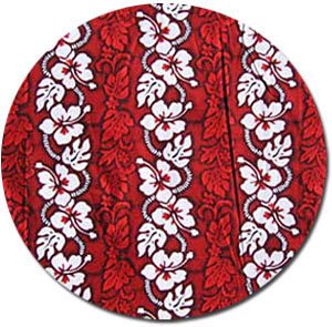Hawaiian Fabric - Red
