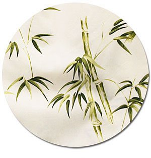Bamboo = Fabric by the yard - Cream
