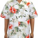 Ko Olina - Cotton Aloha Shirt White  6XL - 8XL