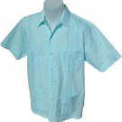 Formal Guayabera Shirt Blue