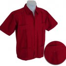 Formal Guayabera Shirt  - Wine