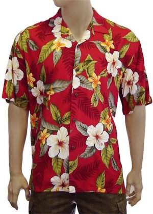 Men Shirts - Ula Ula Hibiscuc  2XL- 4XL